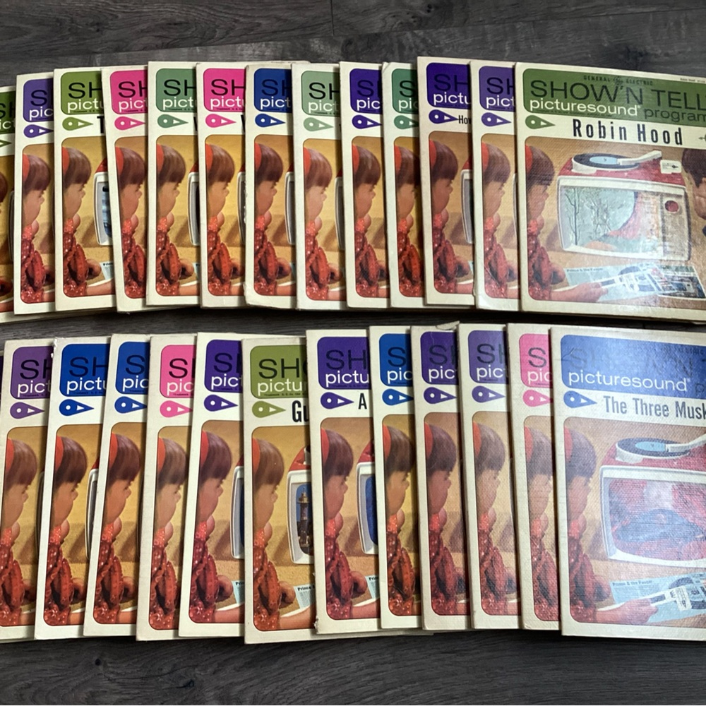 General Electric Show N Tell Picturesound Program Lot of 26 1960s Complete